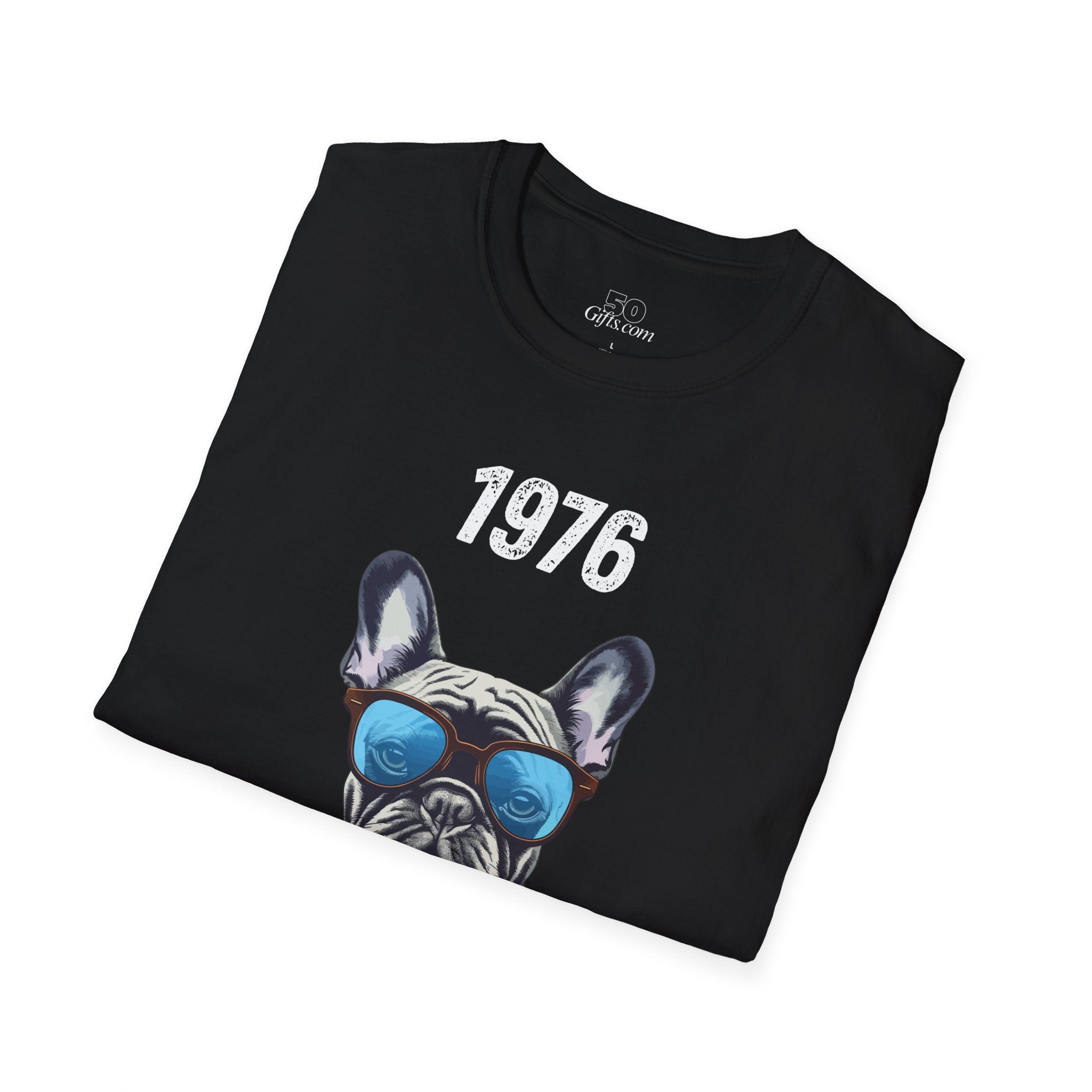1976 French Bulldog Tee – "Before Everything Got Soft" Retro Dog T‑Shirt