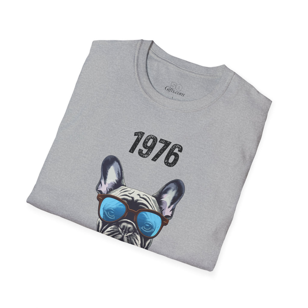 1976 French Bulldog Tee – "Before Everything Got Soft" Retro Dog T‑Shirt