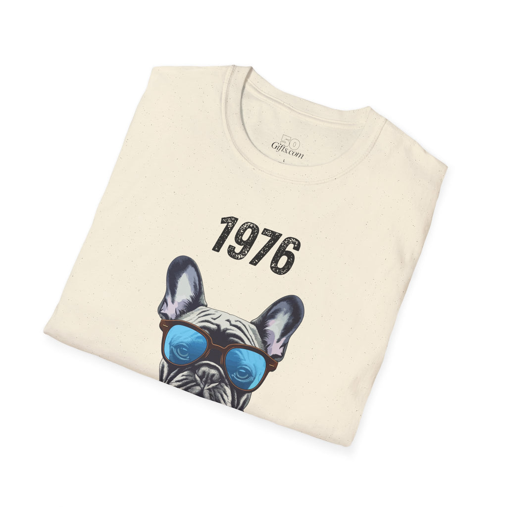 1976 French Bulldog Tee – "Before Everything Got Soft" Retro Dog T‑Shirt