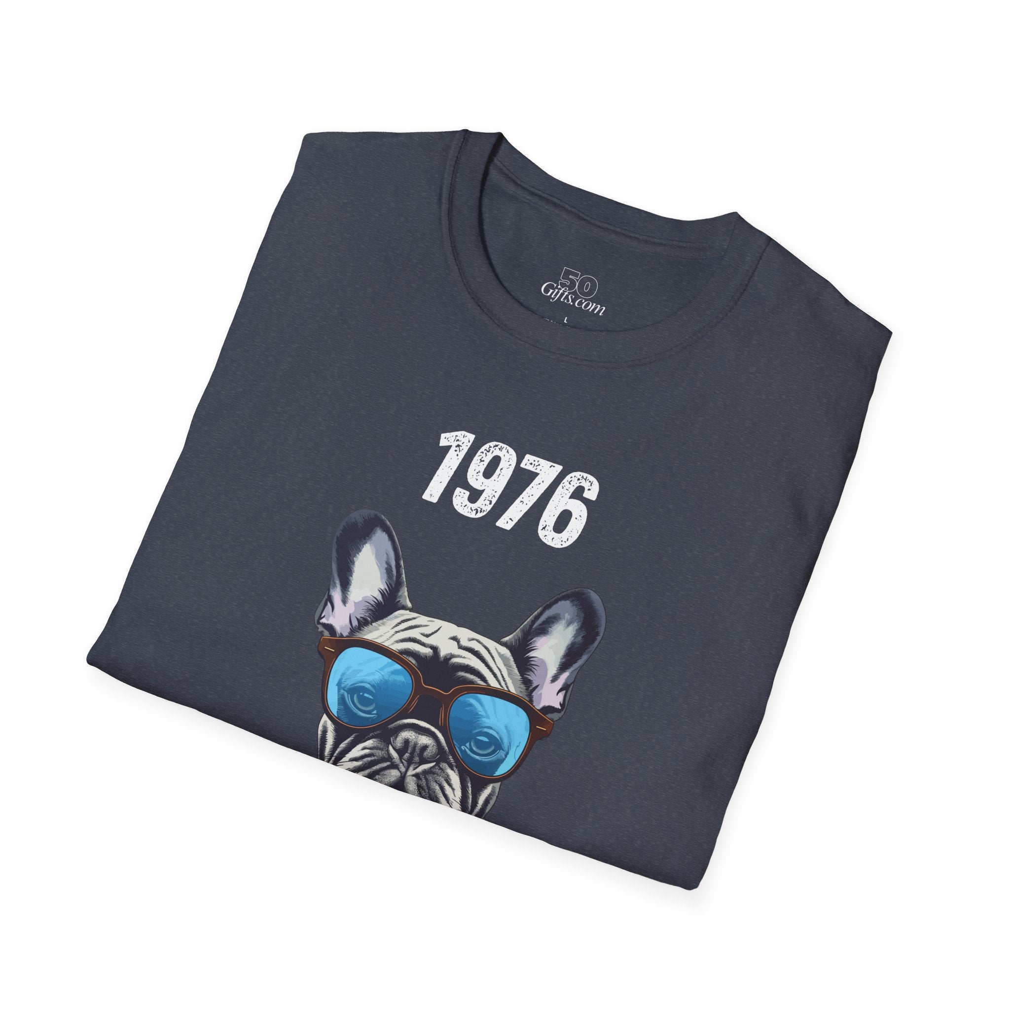 1976 French Bulldog Tee – "Before Everything Got Soft" Retro Dog T‑Shirt