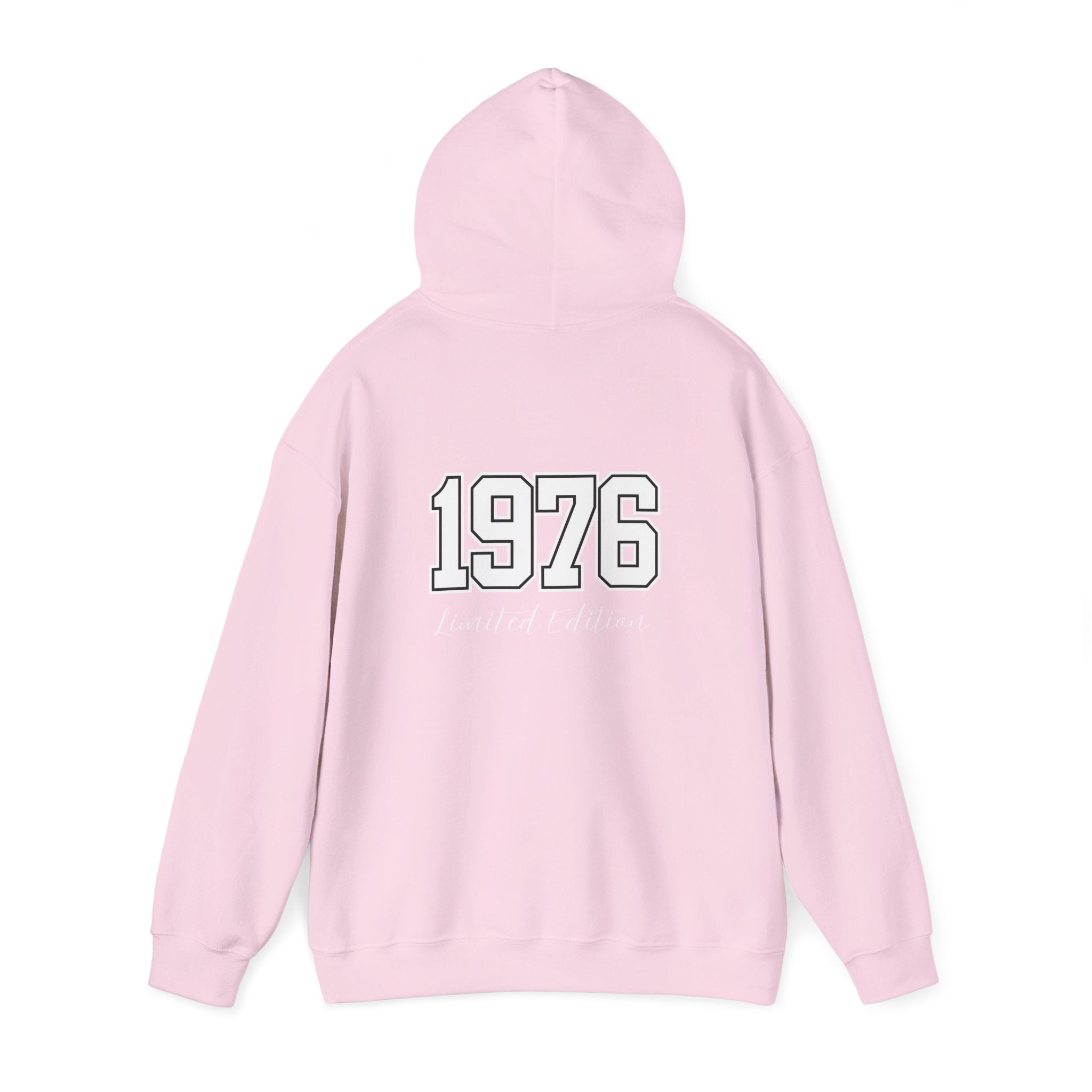 1976 Limited Edition Hoodie – Retro Varsity Number Hoodie with Front 5 Accent