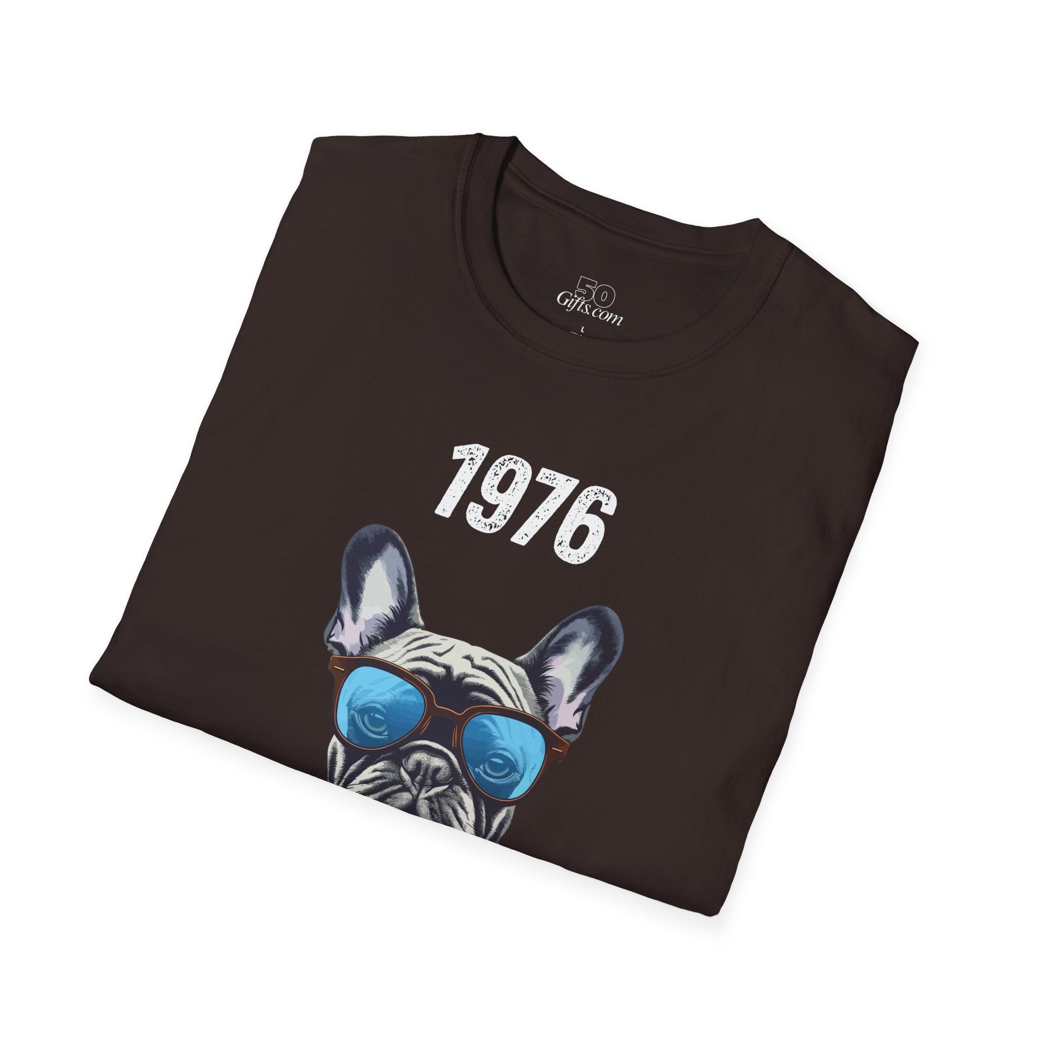 1976 French Bulldog Tee – "Before Everything Got Soft" Retro Dog T‑Shirt
