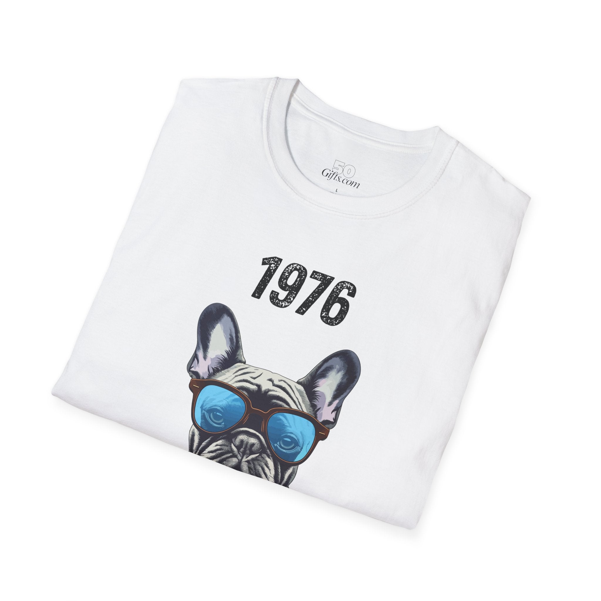 1976 French Bulldog Tee – "Before Everything Got Soft" Retro Dog T‑Shirt