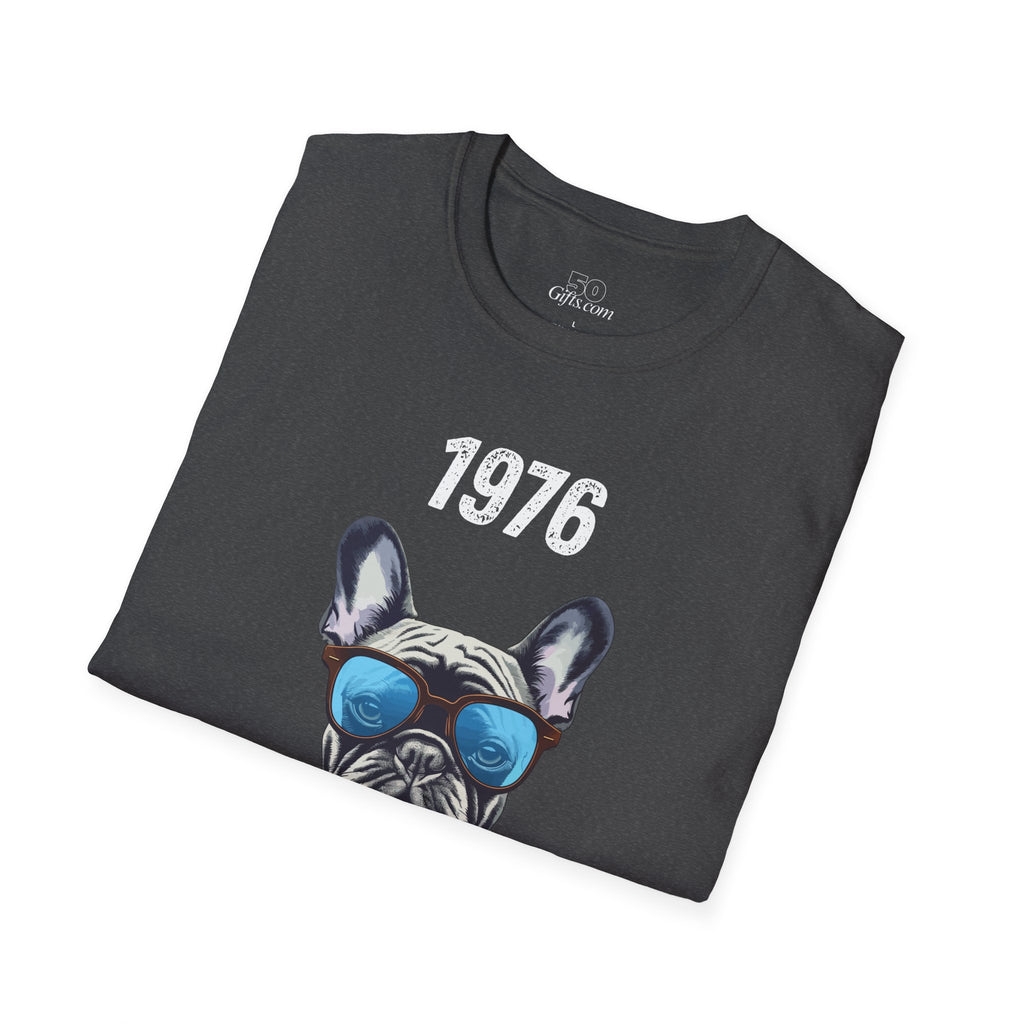1976 French Bulldog Tee – "Before Everything Got Soft" Retro Dog T‑Shirt