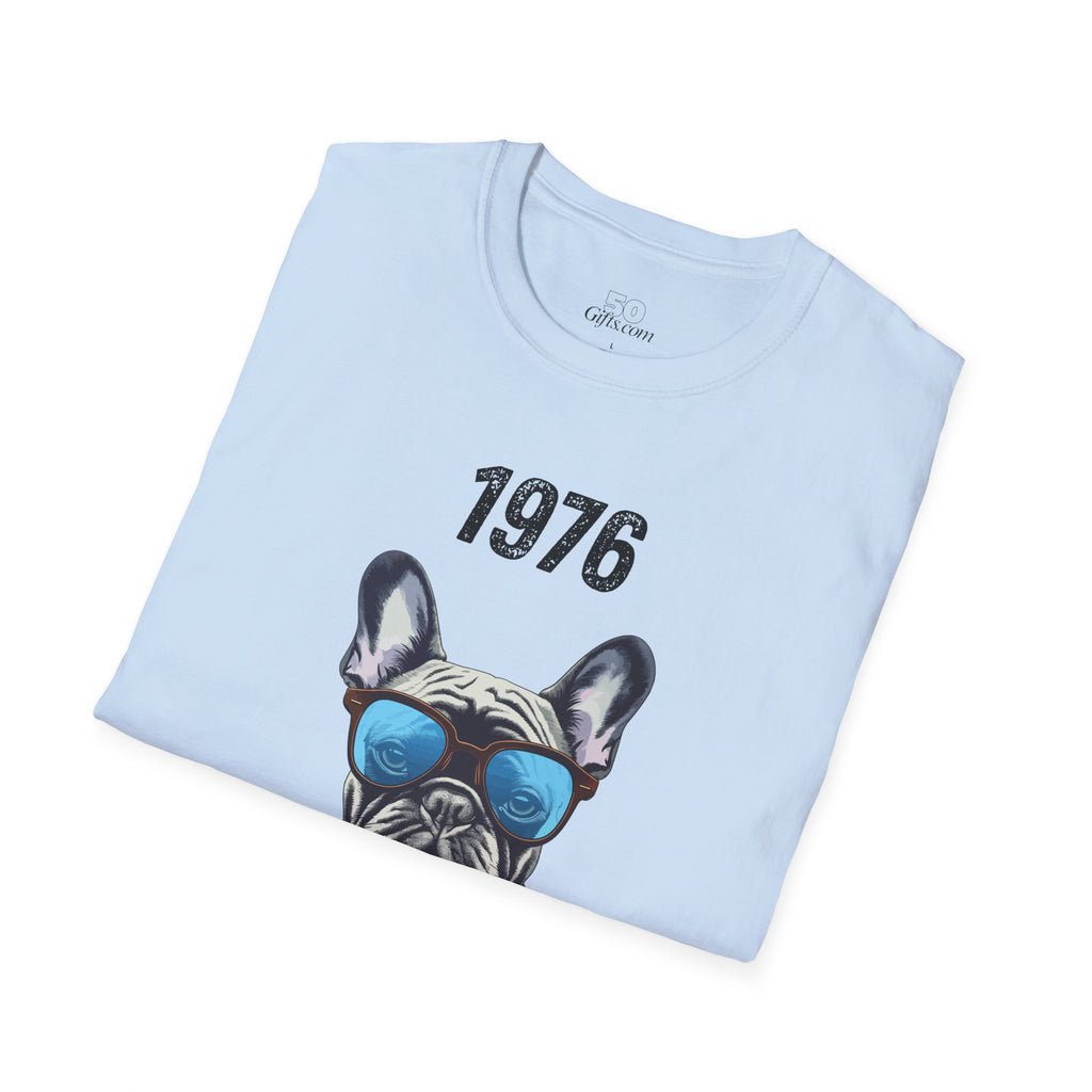 1976 French Bulldog Tee – "Before Everything Got Soft" Retro Dog T‑Shirt